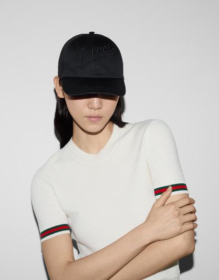 24FW 구찌 모자 792782 4HBBB1000 Black - GUCCI