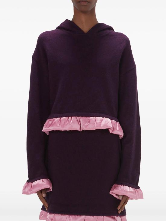  JW앤더슨 긴팔 티셔츠 KW1224YN0375 489 PLUM - JW ANDERSON