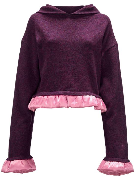  JW앤더슨 긴팔 티셔츠 KW1224YN0375 489 PLUM