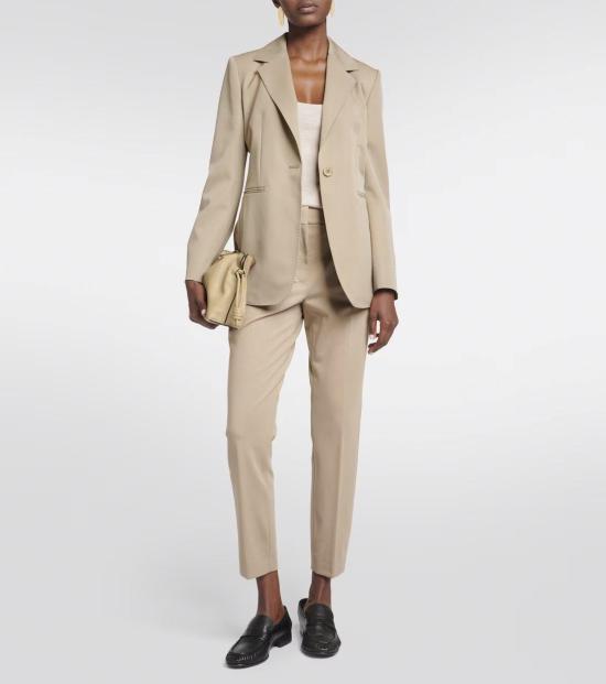 25FW 막스마라 스트레이트 팬츠 2411781011650PEGNO 050 BEIGE - MAX MARA