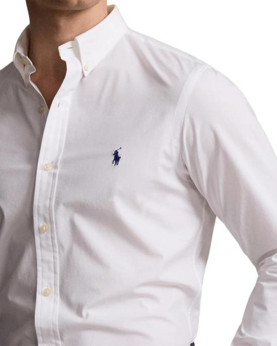 25FW 랄프 로렌 긴팔 셔츠 710928254 002 WHITE - RALPH LAUREN