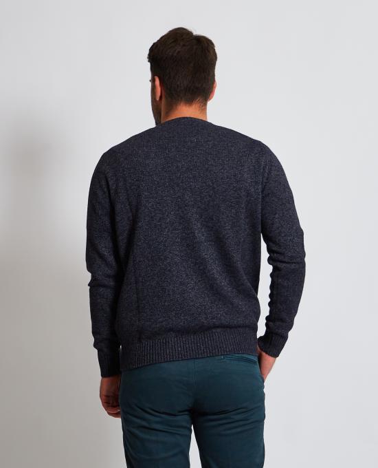  하몬트앤블레인 긴팔 티셔츠 HRG396030646 801 BLU NAVY BLUE - HARMONT & BLAINE