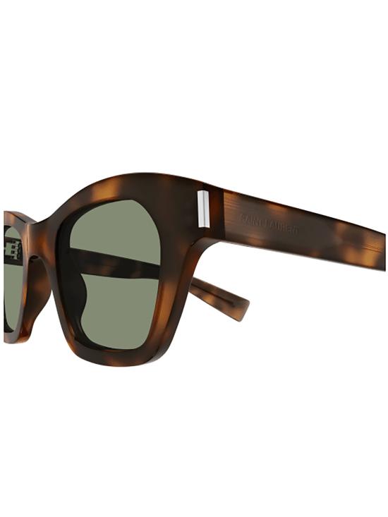 25FW 생로랑 선글라스 SL 592 003 HAVANA HAVANA GREEN BROWN - SAINT LAURENT