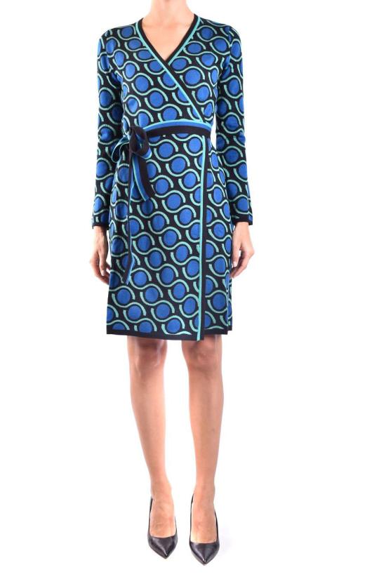  다이앤 본 퍼스텐버그 미디 원피스 DVFDR3Q006DTGBL MULTICOLOR - DIANE VON FURSTENBERG