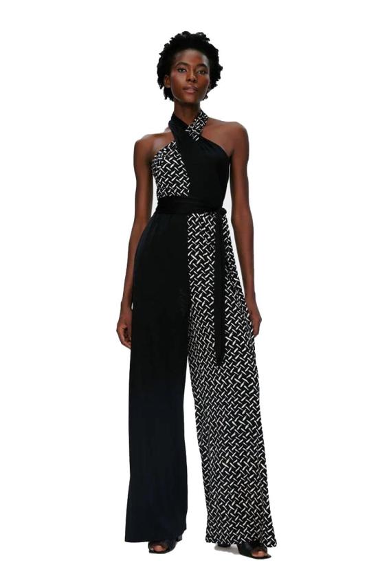  다이앤 본 퍼스텐버그 점프수트 DVFPJ1S004TGBLK MULTICOLOR - DIANE VON FURSTENBERG