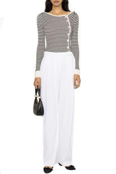  핑코 스트레이트 팬츠 1032357624Z15 WHITE - PINKO