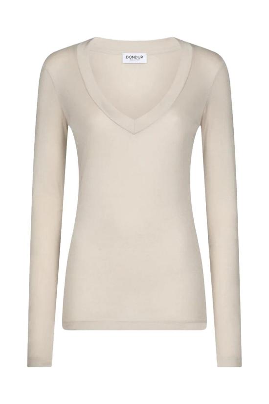  돈답 긴팔 티셔츠 S975 JS0283D XXX DD010 WHITE