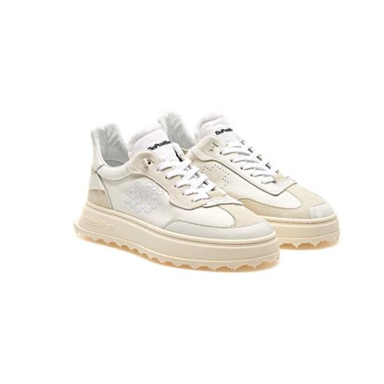 25FW 비포지티브 스니커즈 S4WOCUPRACE01 LES WHI WHITE - BE POSITIVE