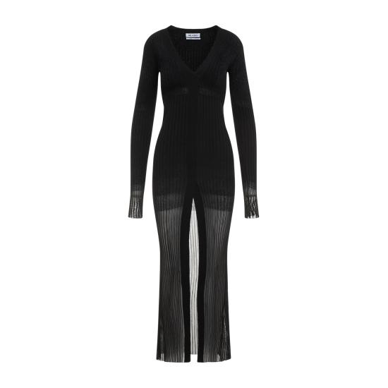 24FW 디 아티코 롱 원피스 247WCM178 KMIX4 629 BLACK DEGRADE