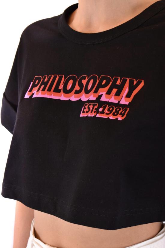  필로소피 반팔 티셔츠 A0706 744555 BLACK - PHILOSOPHY