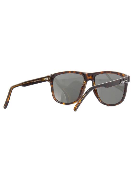 25FW 생로랑 선글라스 SL 334 002 HAVANA HAVANA GREY BROWN - SAINT LAURENT