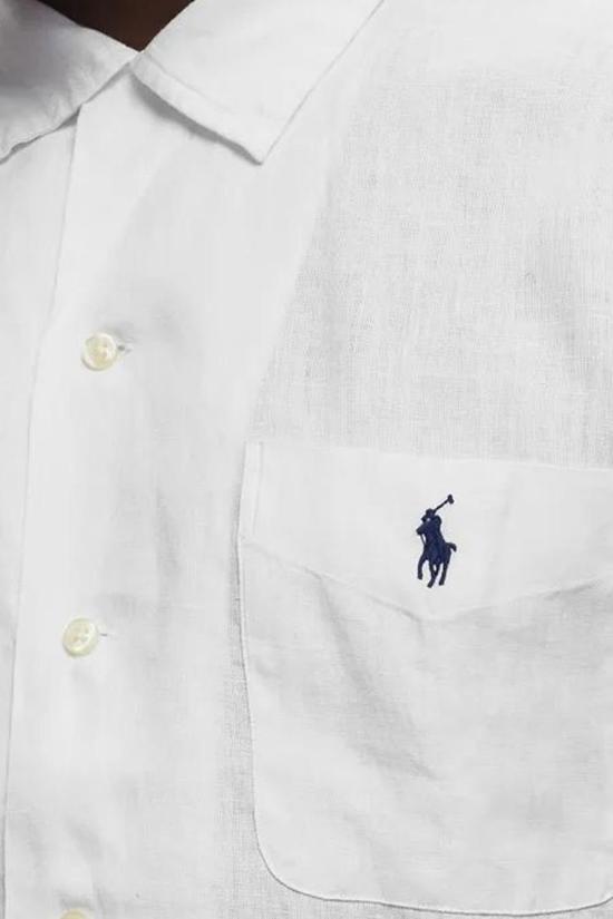  랄프 로렌 반팔 셔츠 710938425001 WHITE - RALPH LAUREN