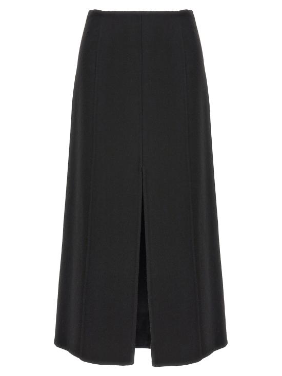 24FW 에르마노 설비노 롱 스커트 D452O302HNG95708 Black