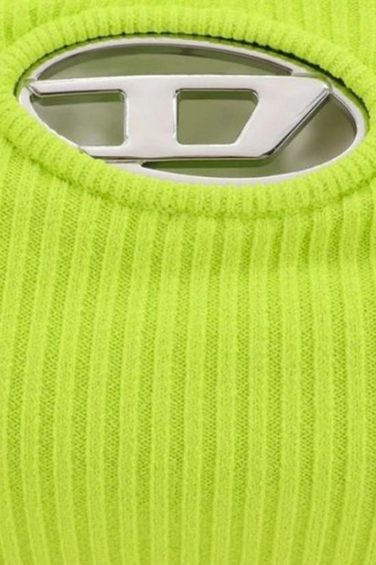  디젤 M 클라크스빌렉스 로고 플라크 튜브 탑 민소매 티셔츠 A13019 0DLAX5KB LIME - DIESEL