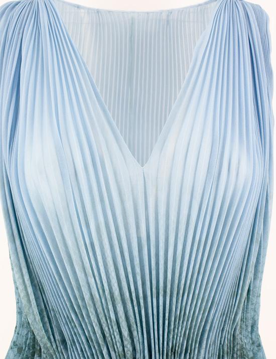  에르마노 설비노 미디 원피스 D442Q330ZWE S4429 S4429 ST PITONE AZZURRO - ERMANNO SCERVINO