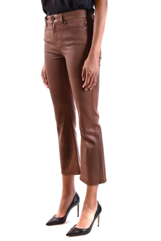  페이지 가죽 팬츠 5640799W1917 COGNAC - PAIGE