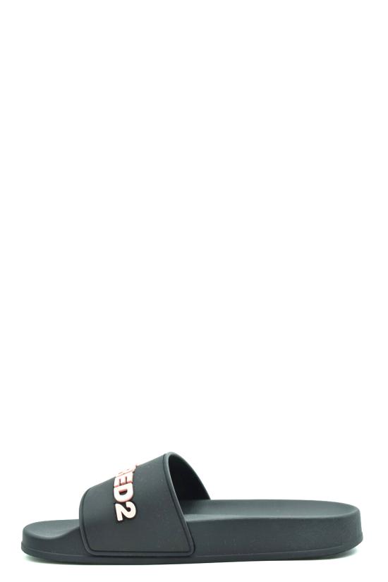 디스퀘어드2 뮬/슬리퍼 FFW001717205013M591 BLACK - DSQUARED2