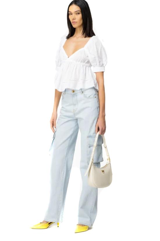  핑코 블라우스 103070A1OLZ04 WHITE - PINKO