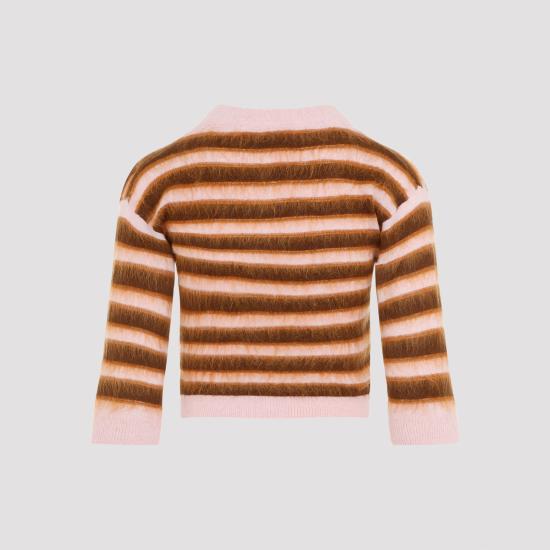 24FW 마르니 가디건 CDMD0356Q0 UFW617 RGC13 PINK GUMMY PINK PURPLE - MARNI