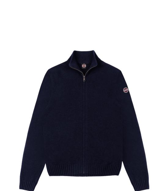  콜마 집업 니트 4480 9PY 68 BLU BLUE