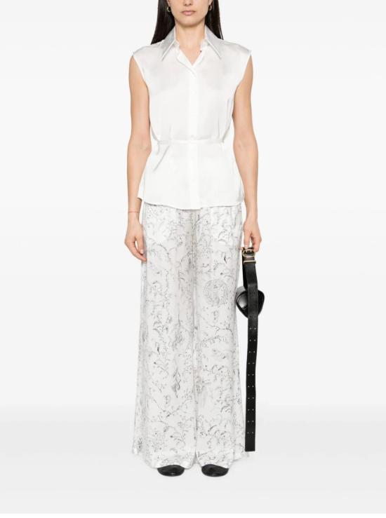  파비아나 필리피 팔라초 팬츠 PAD274F284H456 0142 WHITE - FABIANA FILIPPI