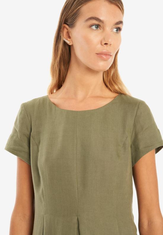  VICARIO CINQUE 롱 원피스 AMORE 513 MG MILITARY GREEN - OTHER BRANDS