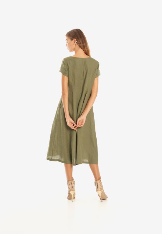  VICARIO CINQUE 롱 원피스 AMORE 513 MG MILITARY GREEN - OTHER BRANDS