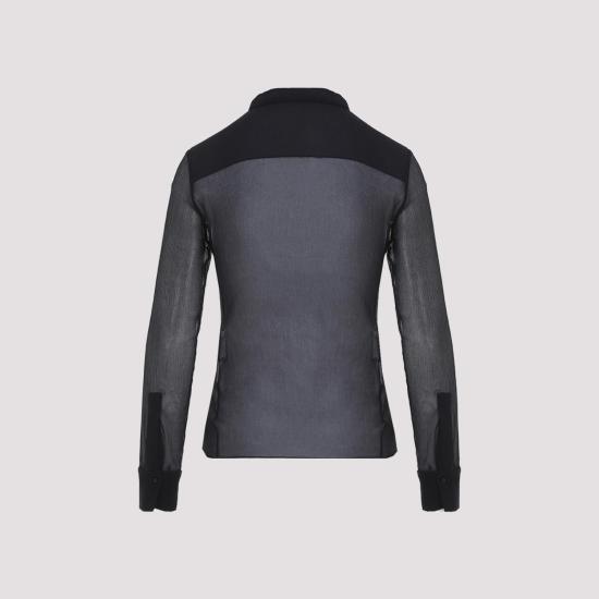 24FW 끌로에 블라우스 CHC24AHT11006 48Q GRAPHITE BLUE - CHLOE