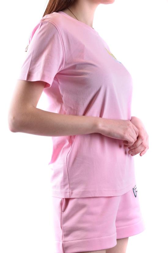  모스키노 반팔 티셔츠 J0714 4411224 PINK - MOSCHINO