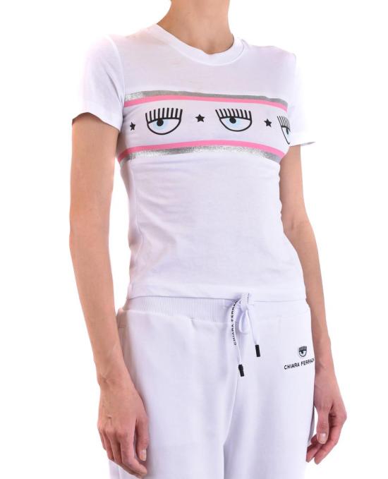  키아라 페라그니 반팔 티셔츠 72CBHT15 CJT00003 WHITE - CHIARA FERRAGNI