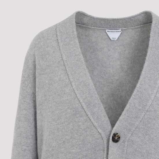 24FW 보테가베네타 가디건 774699 V2MM0 8531 LIGHT GREY - BOTTEGA VENETA