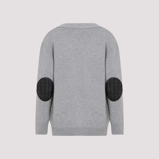 24FW 보테가베네타 가디건 774699 V2MM0 8531 LIGHT GREY - BOTTEGA VENETA