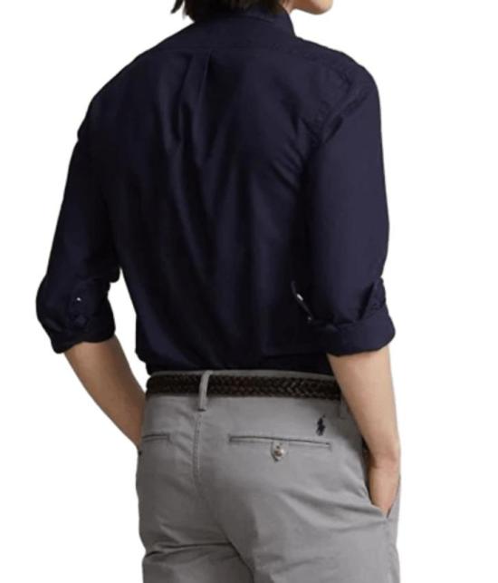 25FW 랄프 로렌 긴팔 셔츠 710723610 003 BLUE - RALPH LAUREN