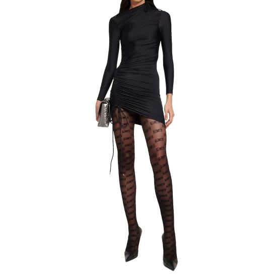  발렌시아가 숏 원피스 722031TQK22 2235 Black BLACK - BALENCIAGA