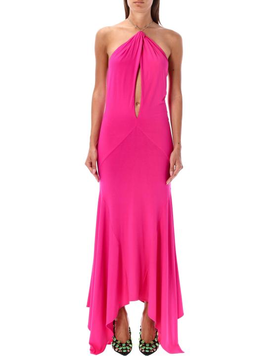 24FW 디 아티코 롱 원피스 247WCW121J045 698 FUXIA