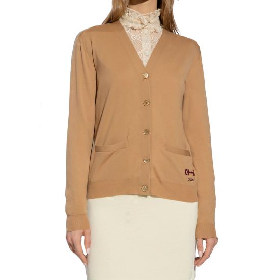  구찌 가디건 731059 XKCZ3 2184 Brown BROWN - GUCCI