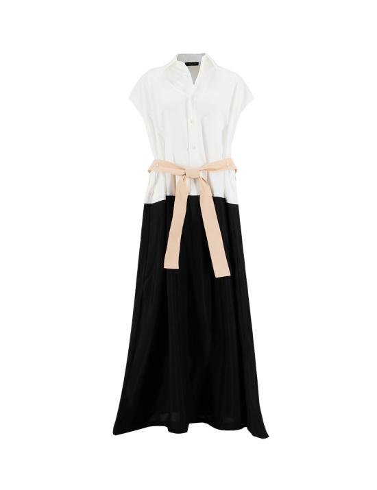  파비아나 필리피 롱 원피스 ABD264F130I880 VR2 VR2 BIANCO OTTICO NERO