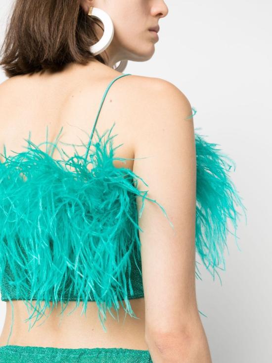  오세리 민소매 티셔츠 LZF235 AQUAMARINE - OSÉREE