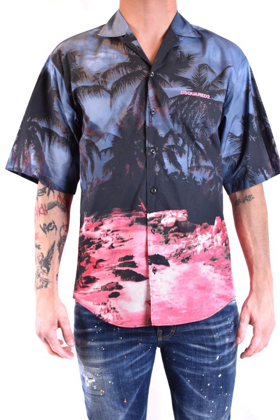  디스퀘어드2 반팔 셔츠 S74DM0704S76485001S Multicolor - DSQUARED2