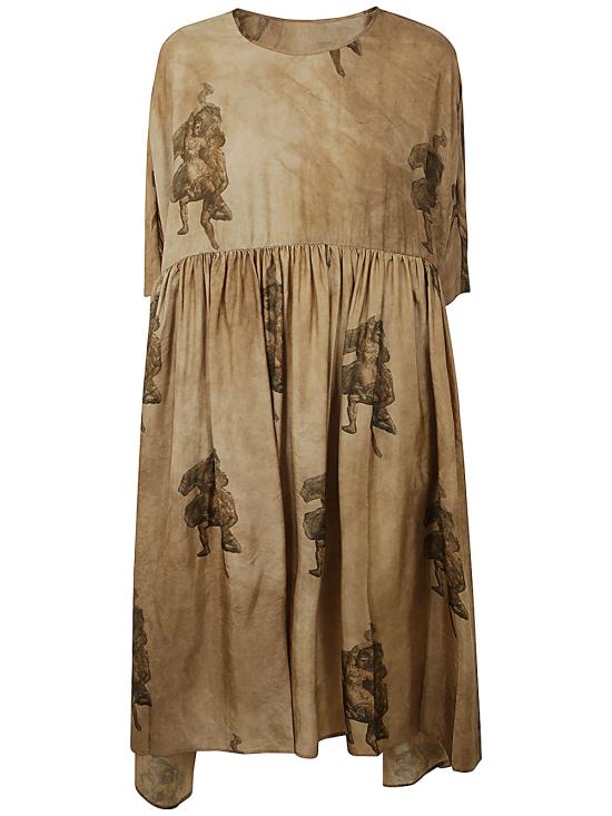  우마 왕 롱 원피스 UW5060 UW056 ROSE BROWN