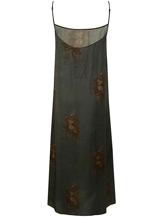  우마 왕 롱 원피스 UW5085 094 UW036 BLUE BROWN - UMA WANG