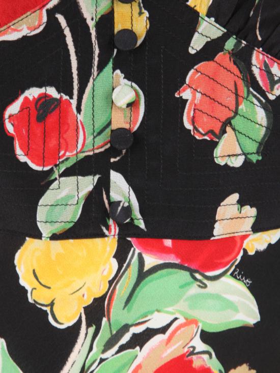  릭소 롱 원피스 010 00653 423 02559 FONTAINHAS FLORAL BLACK - RIXO