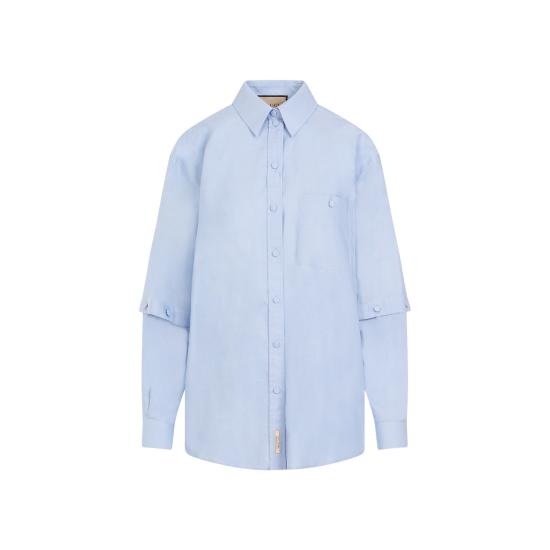  구찌 셔츠 751244 Z321B 4910 SKY BLUE - GUCCI
