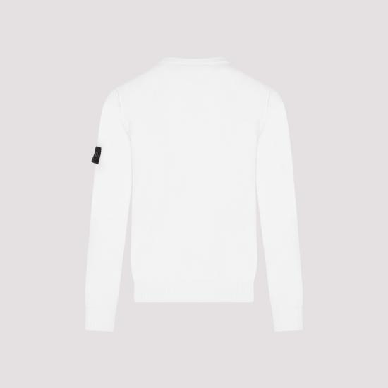  스톤 아일랜드 스웨터 8015540B2 V0001 WHITE - STONE ISLAND