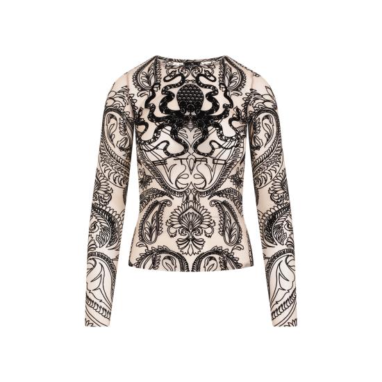  에트로 반팔 티셔츠 WRJA0038 AK290 M0464 SABBIA - ETRO