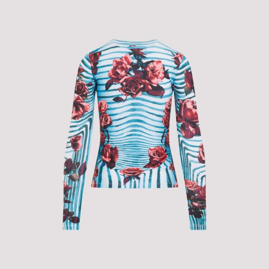  장 폴 고티에 반팔 티셔츠 UTO186 J551 503001 BLUE RED WHITE - JEAN PAUL GAULTIER