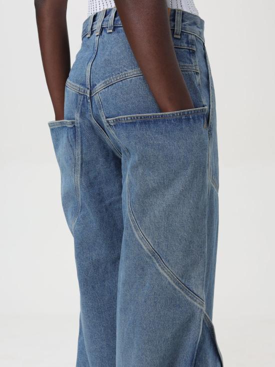 25FW 디 아티코 데님 팬츠 247WCP198D085 024 Blue - THE ATTICO