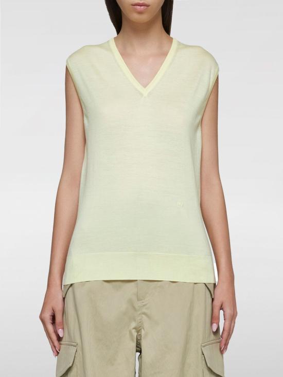 24FW 보테가베네타 민소매 티셔츠 799429V4B70 1500 Yellow