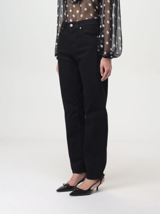 24FW 돌체앤가바나 스트레이트 팬츠 FTAIADG8KD1 S9001 Black - DOLCE & GABBANA