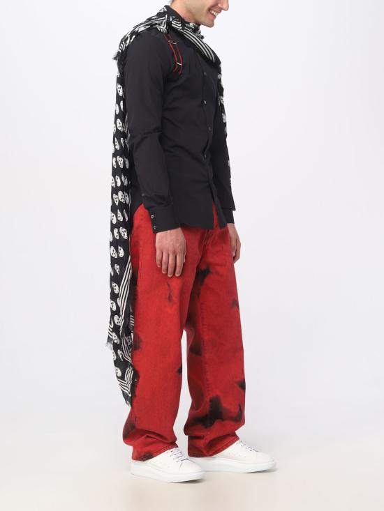  알렉산더 맥퀸 머플러/스카프 5909344418Q 1078 Black 1 - ALEXANDER MCQUEEN